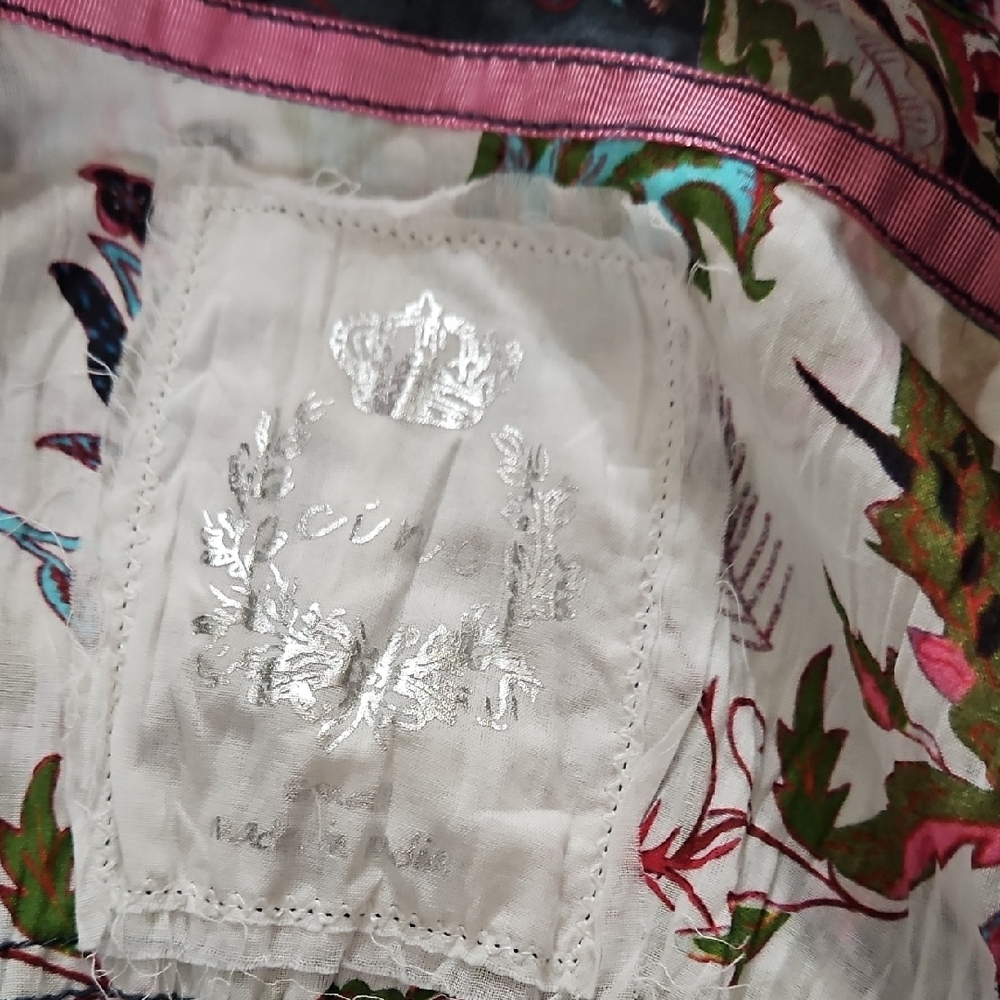 Floral Patchwork Blouse - Multicolor - image 2